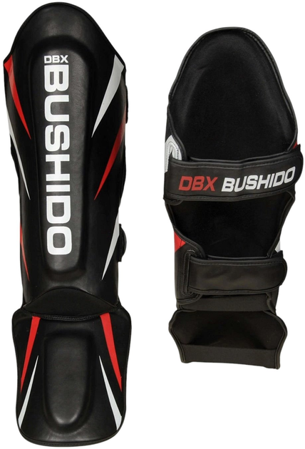 Захист гомілки та стопи Bushido SP-10v2 XL Black/Red (5902539014525) - зображення 2