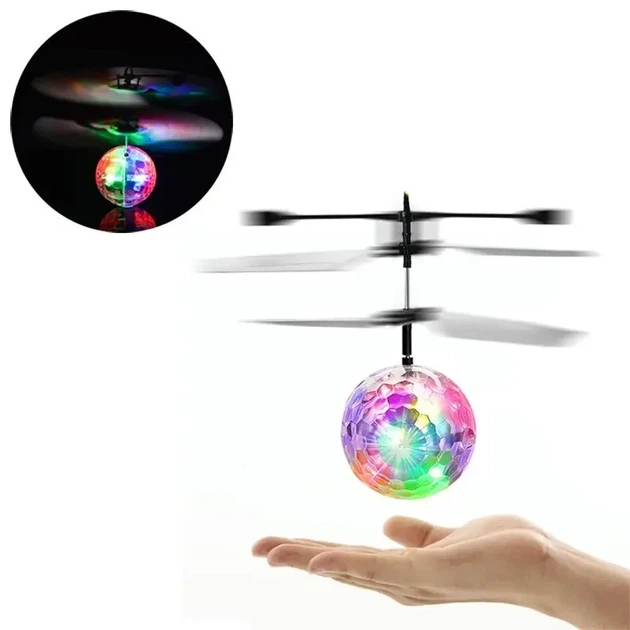 Літаючий Диско-шар Whirly Ball led летить за рукою - зображення 5