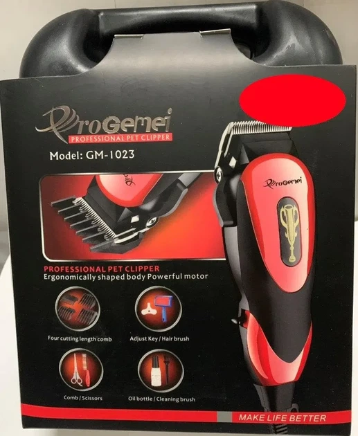 Профессиональная машинка для стрижки кошек, собак Pro Gemei GM-1023 - изображение 7