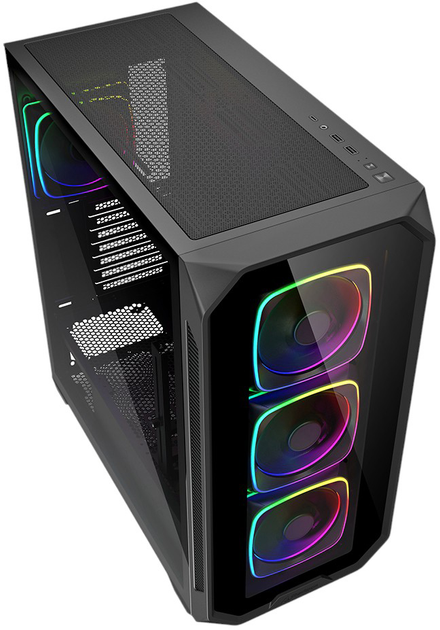 Obudowa Sharkoon AK5G RGB Black (4044951041831) - obraz 3
