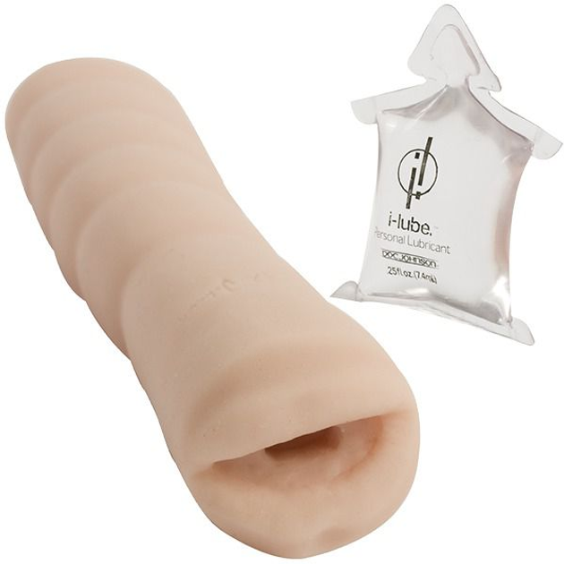 Мастурбатор Doc Johnson, Quickies To Go Ultraskyn Masturbator - Mouth (21807000000000000) - зображення 2