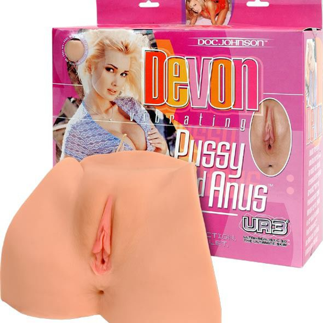 Вагіна Devon vibrating pussy and anus Ur3 (02216 трлн) - зображення 4