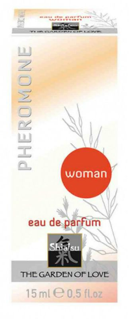 Духи с феромонами для женщин HOT Shiatsu Pheromone Parfum Woman, 15 мл (17694000000000000) - изображение 2