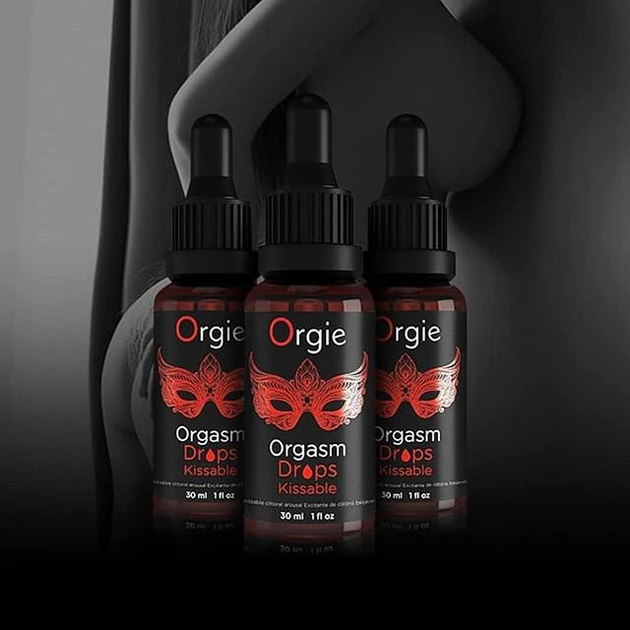 Возбуждающие капли для клитора Orgie Orgasm Drops Kissable со вкусом яблока и корицы, 30 мл (21618000000000000) - изображение 6