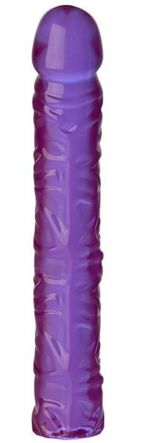 Фалоімітатор Doc Johnson Crystal Jellies Classic 10 inch колір бузковий (08656009000000000) - зображення 1
