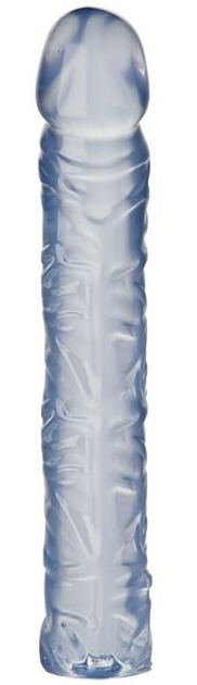 Фалоімітатор Doc Johnson Crystal Jellies Classic 10 inch колір прозорий (+08656041000000000) - зображення 1
