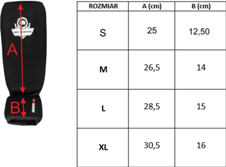 Еластичний захист гомілки Bushido SP-20 S Black (5902539018844) - зображення 5