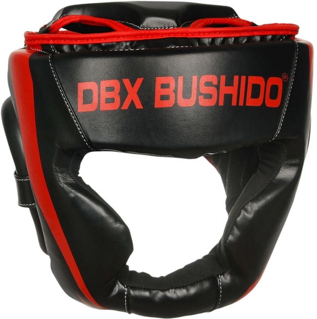 Боксерський шолом Bushido ARH-2190R XL Black/Red (5902539017656) - зображення 3