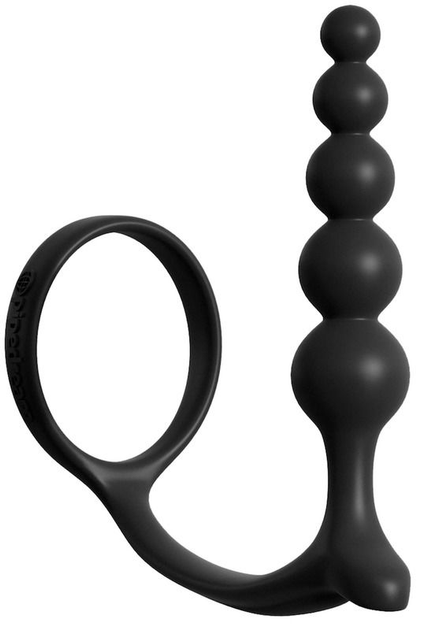 Анальные бусы с эрекционным кольцом Pipedream Anal Fantasy Collection Ass-gasm Cockring Anal Beads (22336000000000000) - изображение 7