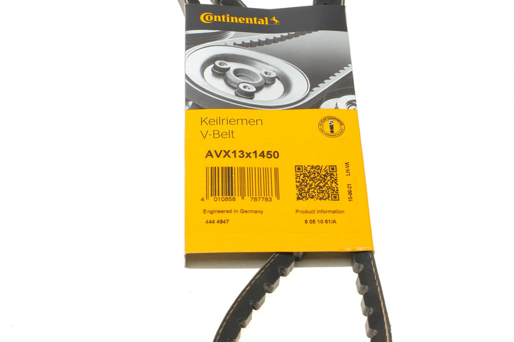 Ремінь генератора Man F2000 AVX13X1450 CONTINENTAL - изображение 4