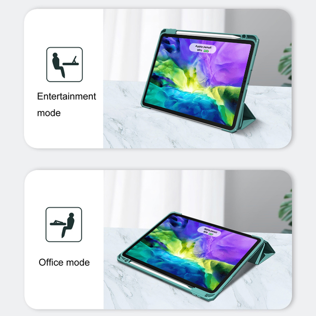 Чохол-книжка Mutural Pinyue Smart Case для Apple iPad Pro 11" M1 2021 Dark Blue [74640] - зображення 8