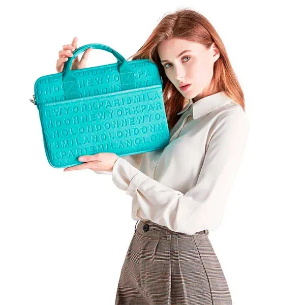 Сумка для ноутбука WIWU Cosmo Slim Case for MacBook 13,3" / 14" Tiffany [91644] - изображение 2