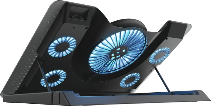 Подставка для ноутбука GXT 1125 Quno 17.3" Blue LED Black (23581) [70907] - изображение 4