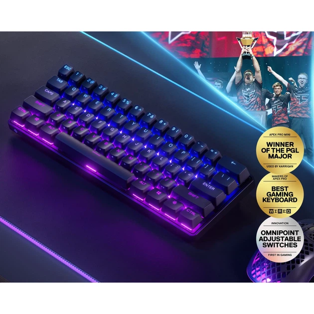Клавиатура SteelSeries Apex Pro Mini Wireless (64842) [74072