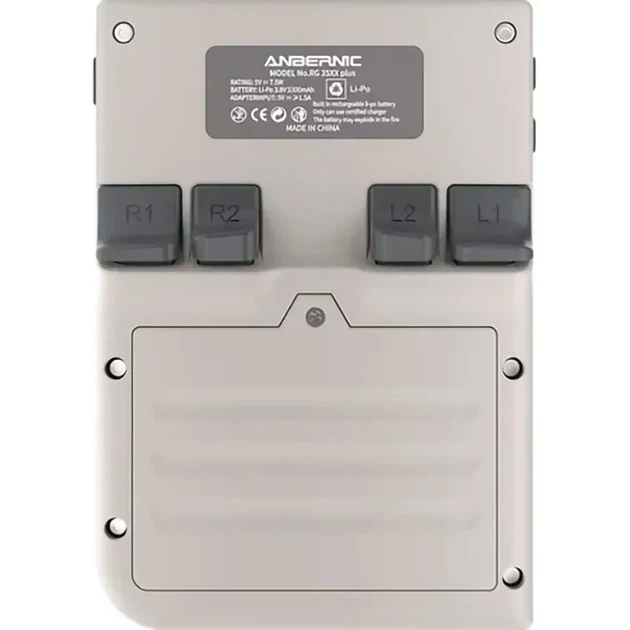 Ретро игровая приставка Anbernic RG35XX Plus 64GB Gray [102937