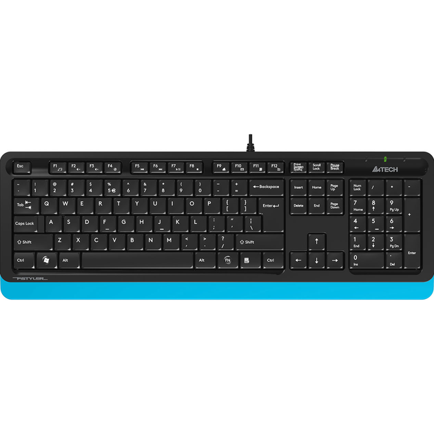 Комплект (клавиатура + мышь) A4Tech Fstyler F1010 Black/Blue (1147546) [114614] - изображение 2