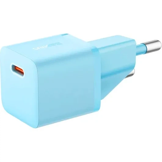 Мережевий зарядний пристрій Baseus GaN5 Fast Charger Mini 1C 20W Blue (CCGN050103) [105943] - зображення 4