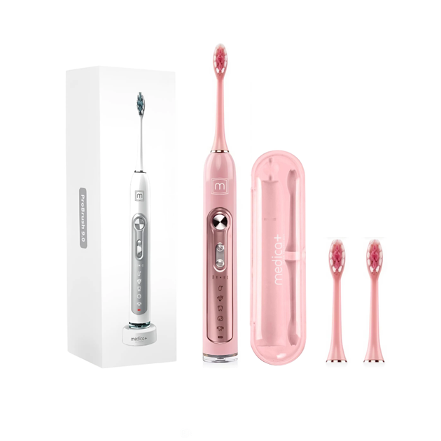 Набір ультразвукових зубних щіток Medica+ PROBRUSH 9.0 black + fuchsia - Фото 4 Набір ультразвукових зубних щіток Medica+ PROBRUSH 9.0 black + fuchsia - зображення 4