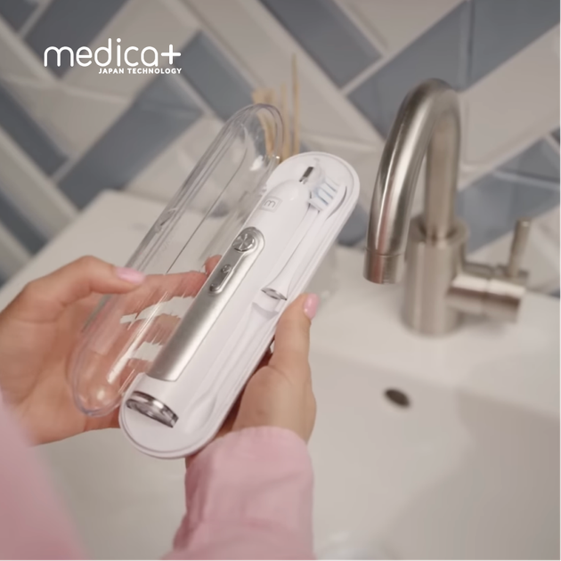 Набір ультразвукових зубних щіток Medica+ PROBRUSH 9.0 black + white - Фото 8 Набір ультразвукових зубних щіток Medica+ PROBRUSH 9.0 black + white - зображення 8