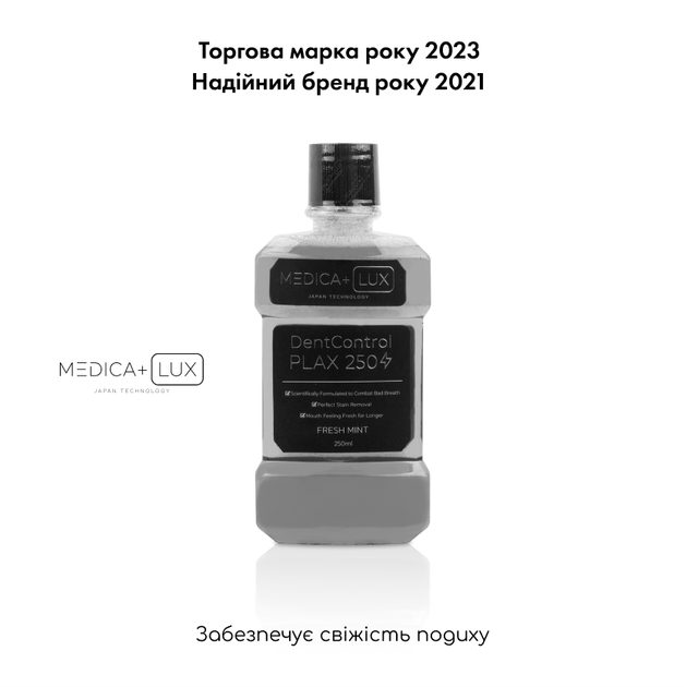 Ополіскувач для рота Medica+ PLAX DentControl 250 - зображення 8