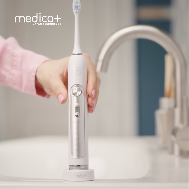 Набір ультразвукових зубних щіток Medica+ PROBRUSH 9.0 black + fuchsia - Фото 6 Набір ультразвукових зубних щіток Medica+ PROBRUSH 9.0 black + fuchsia - зображення 6