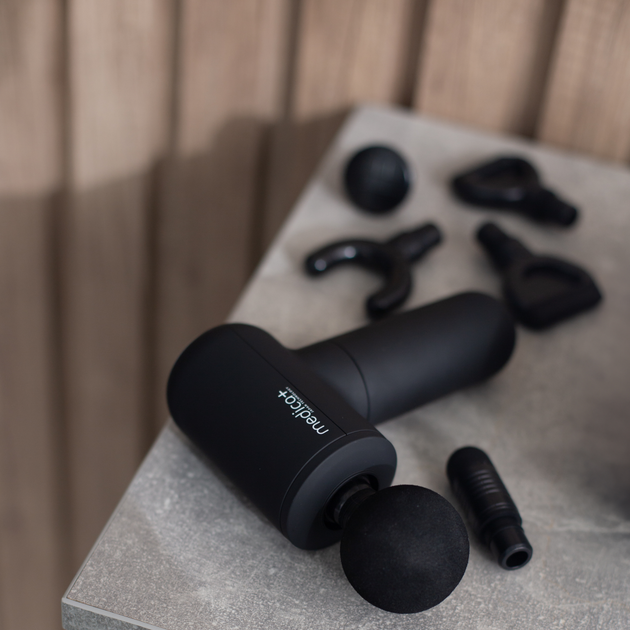Перкусійний масажер для тіла і м'язів Medica+ MassHand Pro 4.0 Black - зображення 9