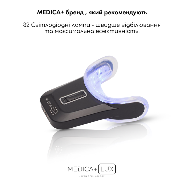 Відбілювальна капа для зубів Medica+ WhitePearl 10X Black - зображення 12