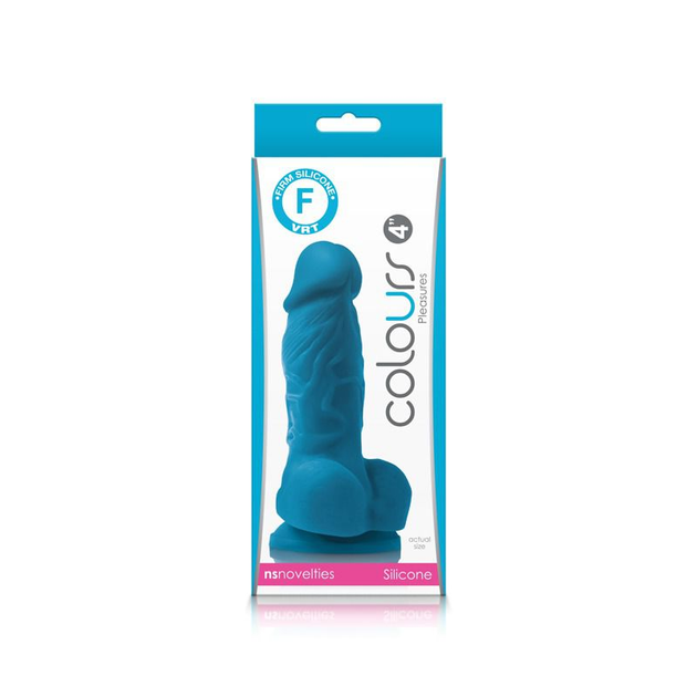Фалоімітатор NS Novelties Colours Pleasures 4 колір блакитний (13266008000000000) - зображення 2