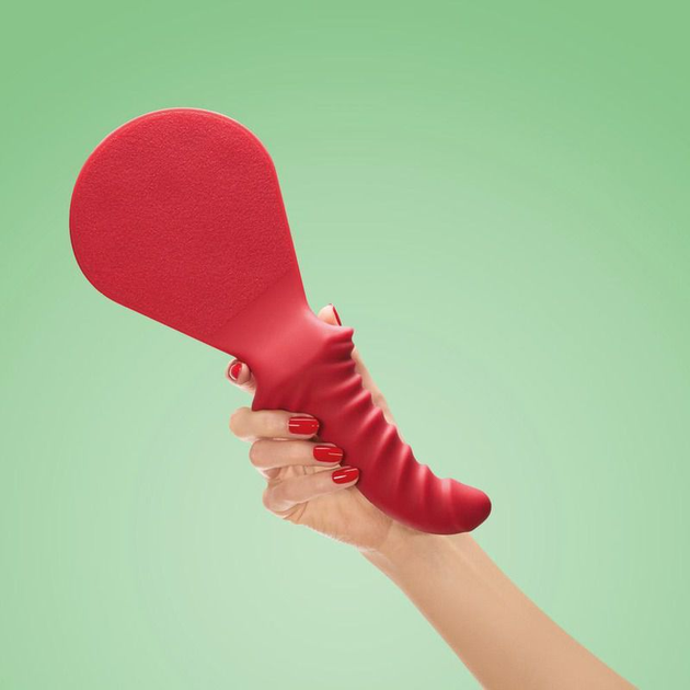 Фаллоимитатор-шлепалка Fun Factory Buck Dich цвет красный (19594015000000000) - изображение 1