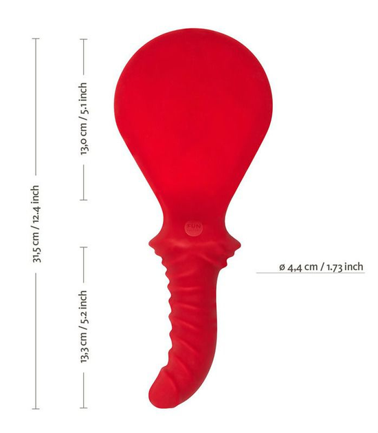 Фаллоимитатор-шлепалка Fun Factory Buck Dich цвет красный (19594015000000000) - изображение 7