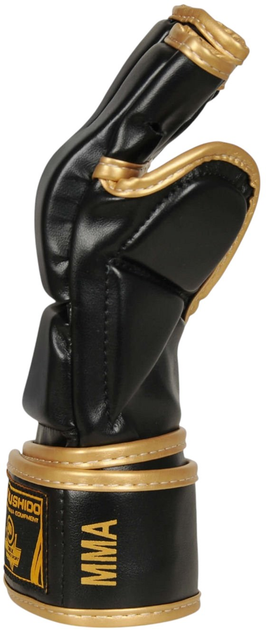 Rękawice MMA Bushido E1V8 rozmiar XL Black/Gold (5902539015959) - obraz 5