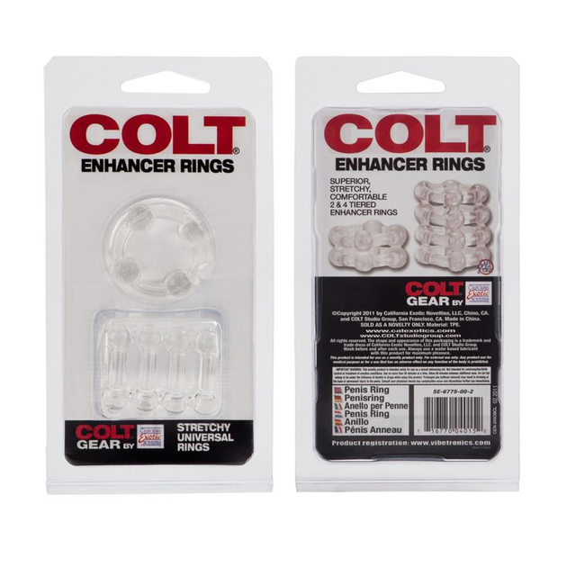 Два эрекционных кільця Colt Enhancer Rings колір прозорий (11278041000000000) - зображення 3
