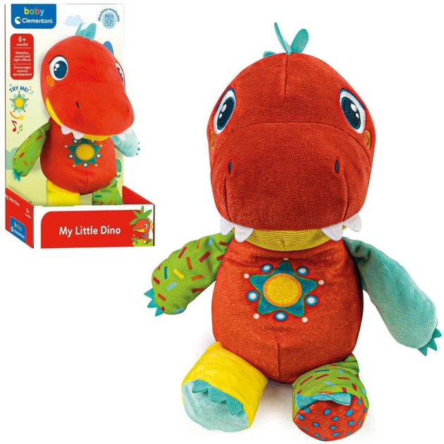 Zabawka interaktywna Clementoni Baby Pluszak Smok (8005125178476) - obraz 2