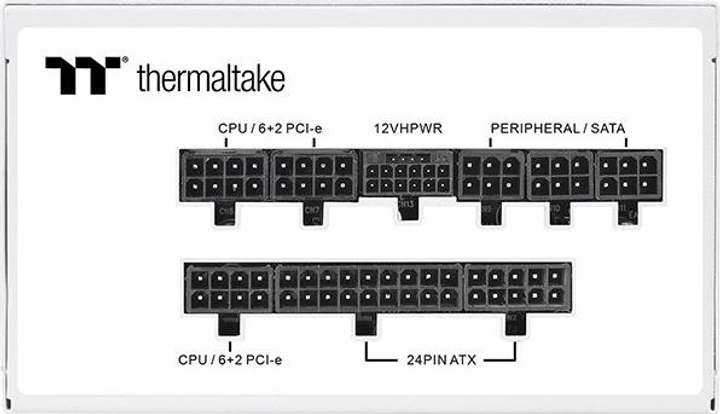 Блок питания Thermaltake Toughpower GF A3 Snow 850W (PS-TPD-0850FNFAGE-N) - изображение 7