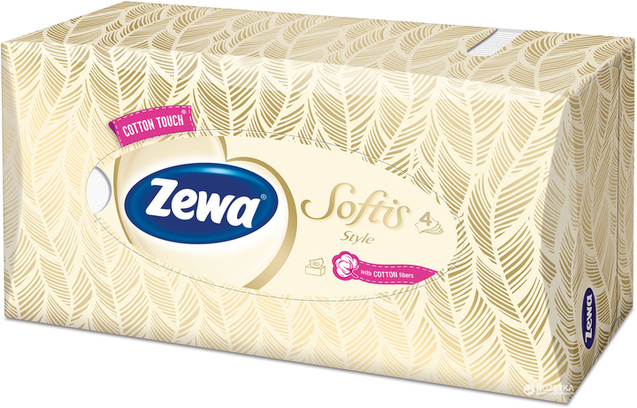 Салфетки Zewa Softis четырехслойные 80 шт (7322540441574) – в интернет ...