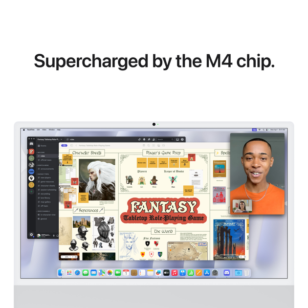 Monoblok Apple iMac 24" M4 4.5K 10‑rdzeniowy GPU 256GB Silver (MWUU3RU/A) (QWERTY+cyrylica) - obraz 6