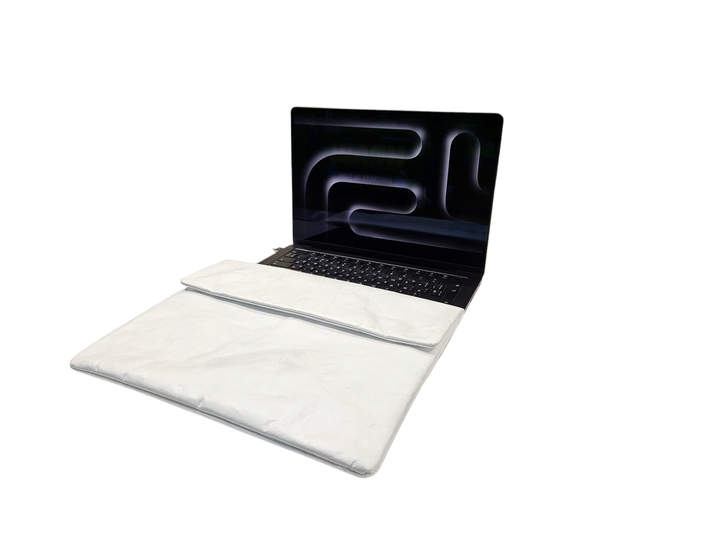Чехол для ноутбука, MacBook 15" White из материала Tyvek Белый - Фото 5 Чехол для ноутбука, MacBook 15" White из материала Tyvek Белый - изображение 5