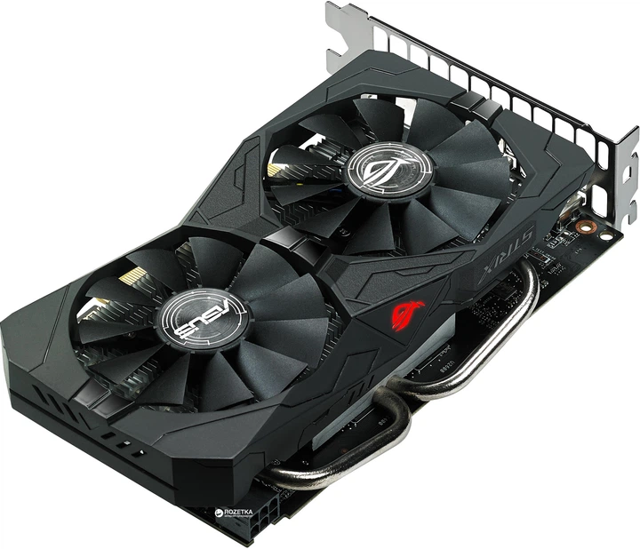 Видеокарта Asus PCI-Ex Radeon RX560 ROG Strix OC 4GB GDDR5 (128bit