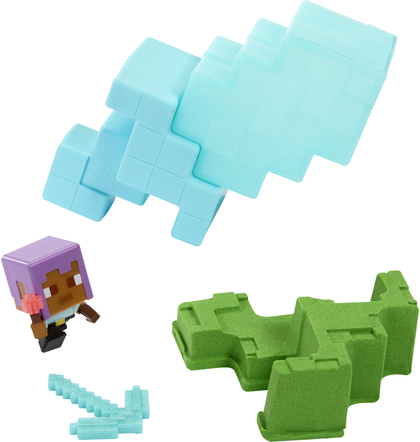Zestaw do zabawy Mattel Minecraft Mini Mode Mining Figure HTL00 (194735192939) - obraz 3