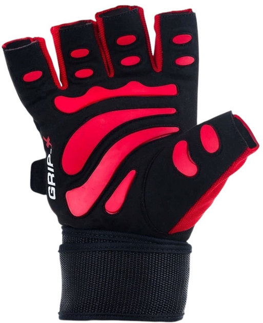Рукавички для фітнесу Bushido GRIP-X WG-161 L Black/Red (5902539012538) - зображення 3