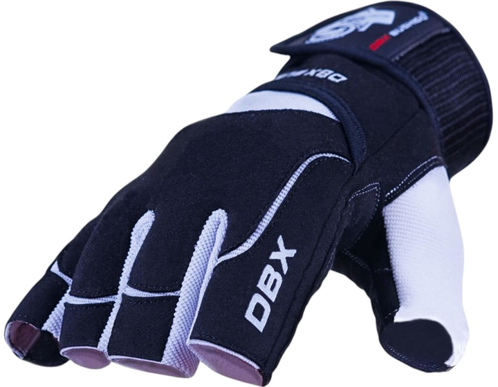 Рукавички для фітнесу Bushido GRIP-X WG-162 M Black/White (5902539012767) - зображення 8