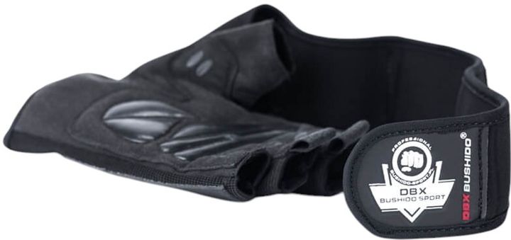 Рукавички для фітнесу Bushido GRIP-X WG-163 M Black (5904639192004) - зображення 7