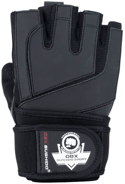 Rękawiczki do fitnessa Bushido GRIP-X WG-163 L Black (5904639192011) - obraz 3