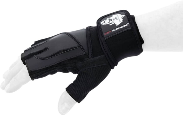 Rękawiczki do fitnessa Bushido GRIP-X WG-163 L Black (5904639192011) - obraz 8