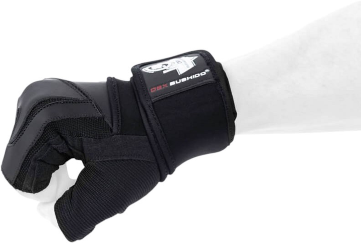 Рукавички для фітнесу Bushido GRIP-X WG-163 XL Black (5904639192028) - зображення 9