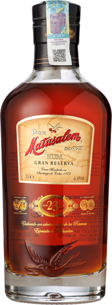 Ром Matusalem Gran Reserva 23 года выдержки 0.7 л 40% в подарочной упаковке (766094110055) - изображение 2