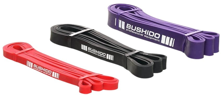 Zestaw gum treningowych Bushido PB-Z 3 szt (5902539014785) - obraz 1