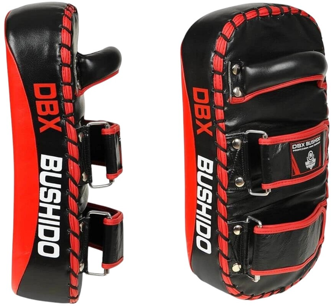 Тренувальний щит Bushido PAO ARS-1201a Black-Red (5902539014587) - зображення 4