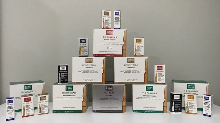 Ампулы PROTEOS HYDRA PLUS SP, Marti Derm, для осветления и увлажнения, 5 по 2 мл - изображение 3