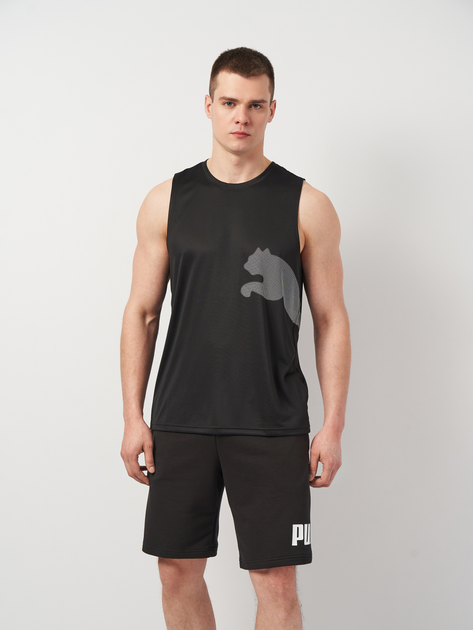 Спортивная майка мужская Puma Tad Big Logo Tank 52672001 M Black (4067984045959) 